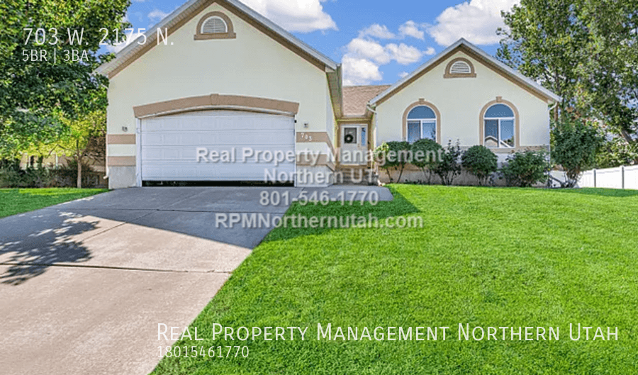 Large 5 bedroom home coming available in Layton